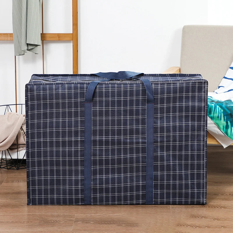 New extra large Oxford bag moving house bag waterproof and moisture-proof thickened luggage bag packing bag storage bag handbag
