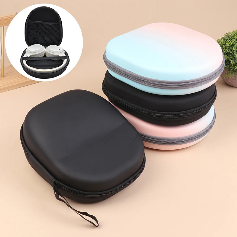【C】1PC Hard EVA Storage Earphone Carrying Pouch Headphone Case For WH-CH720N WH-1000XM4 MDR-ZX100 Headset Travel Bag