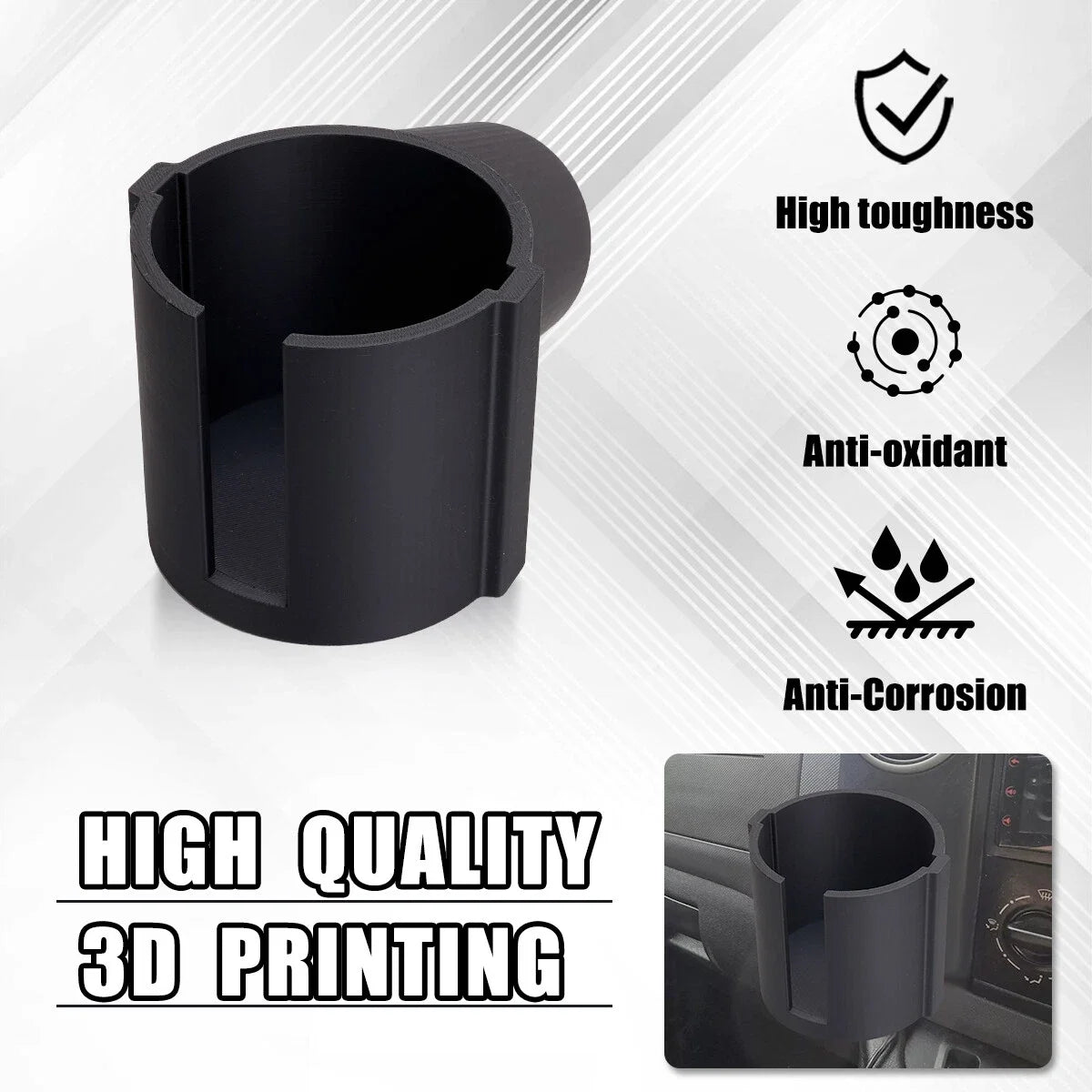 Cup Holder For Peugeot Partner Citroen Berlingo Car Interior Cup Holder Mount Phone Holder Push Storage Car Interior Accessories