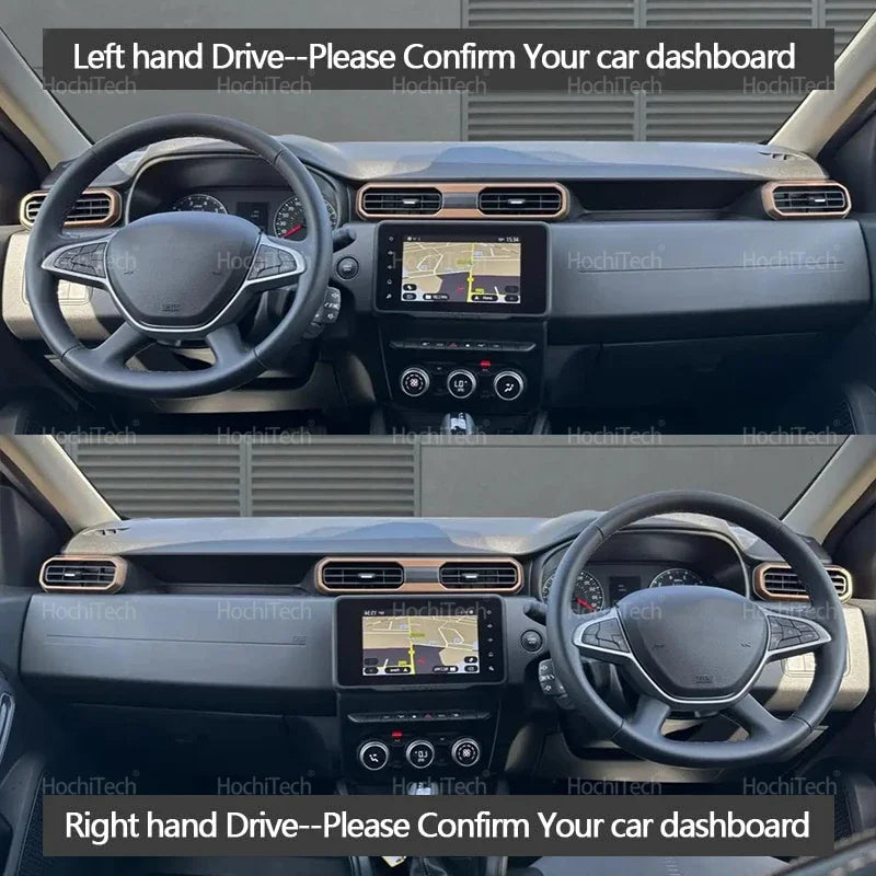 for RENAULT DUSTER DACIA DUSTER 2023+ Car Dashboard Cover Avoid Light Pad Instrument Platform Cover Mat Carpet Accessories