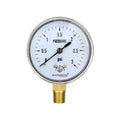 MAIRUIKESI Diaphragm Type Capsule Low Pressure Gauge,0-5Psi，0-3Psi, 2-1/2" Dial, 1/4"NPT Lower Mount, Adjustable