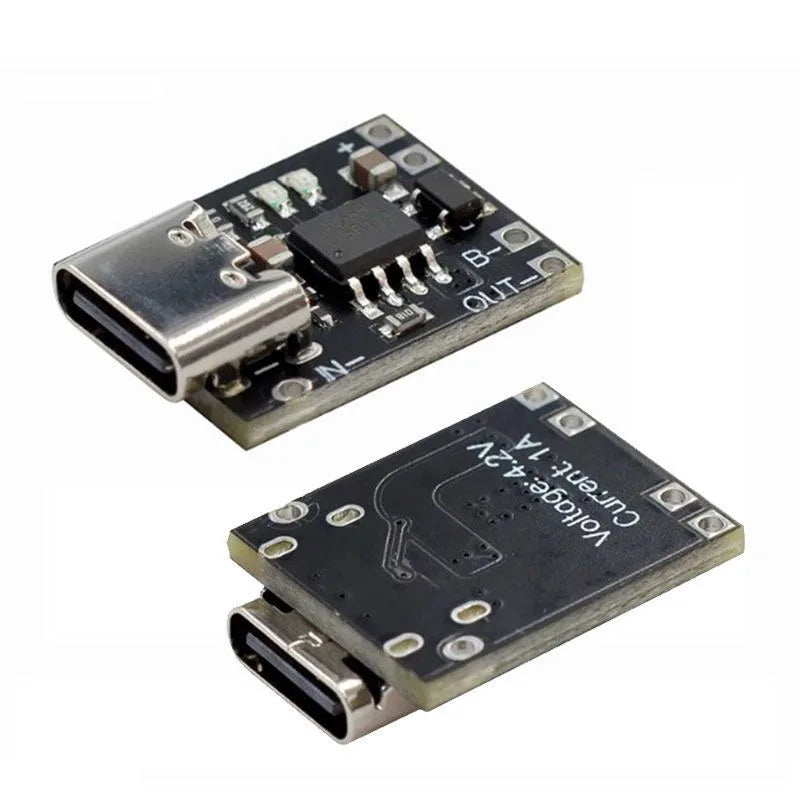 1/10/20PCS 3.7V Lithium Battery Charging Board with Protection Type-C USB C Li-ion Battery Charging Board Over Charging Module