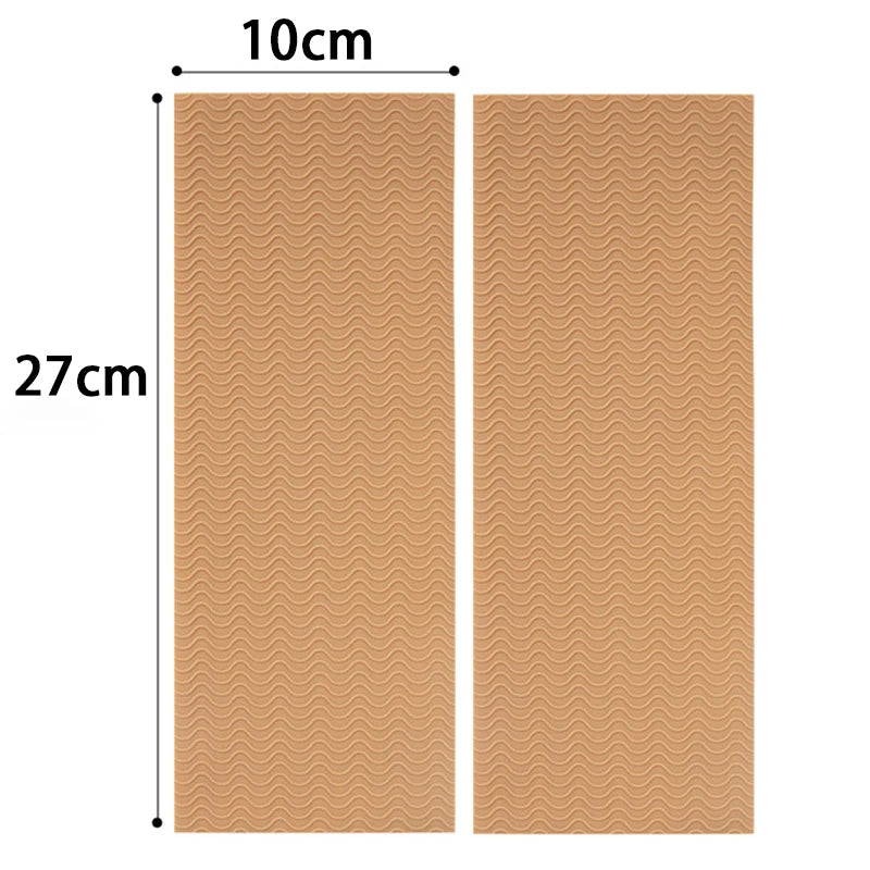 2Pcs High Heels Flat Shoes Sole Protector Stickers Non-slip Wear-resistant Forefoot Pad Sole Repair Products Self-adhesive New