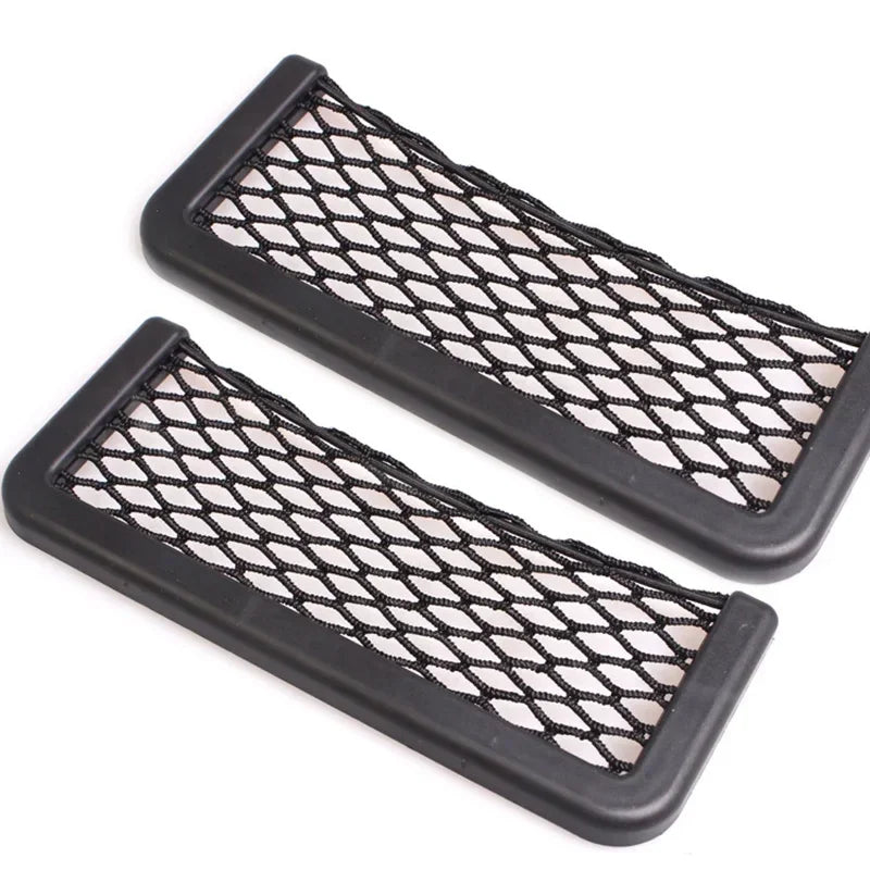 2PCS Car Mesh Pocket Multi-functional Miscellaneous Storage Nets Seat Middle Creative Personalised Foldable Storage Pockets