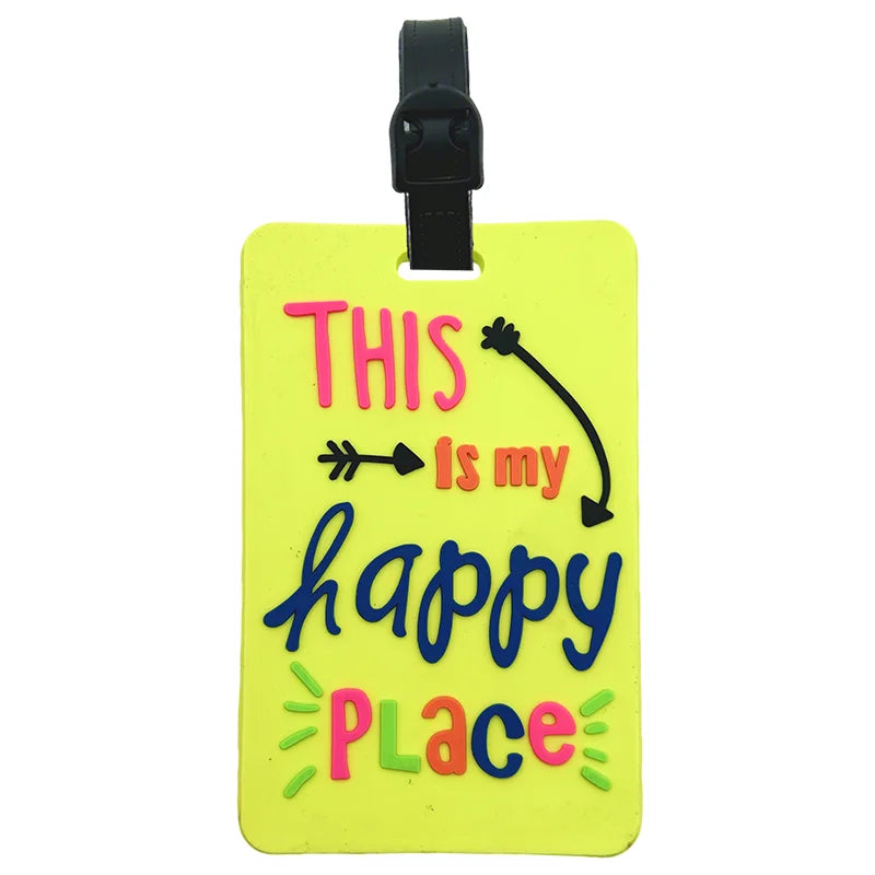 Luggage Bag Label PVC Luggage Bag Tote Bag Travel Bag Label With Business Card And Privacy Cover IT'S NOT YOU BAGS