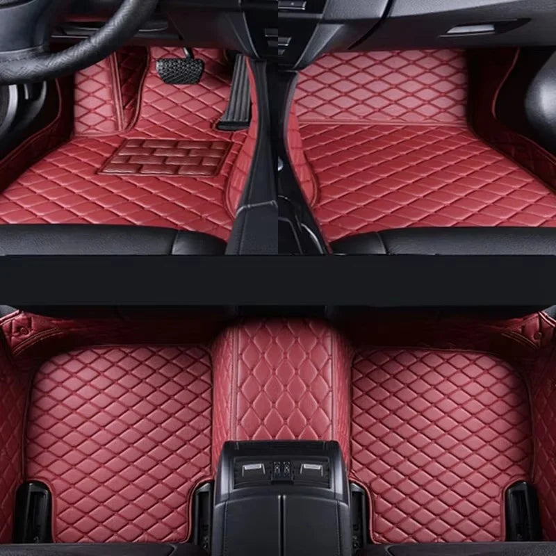 Custom Floor Mats For BMW 3 Series F30 F31 Touring F34 GT G20 20-23 Leather Full Coverage Auto Floor Mats Luxury Floor Liners