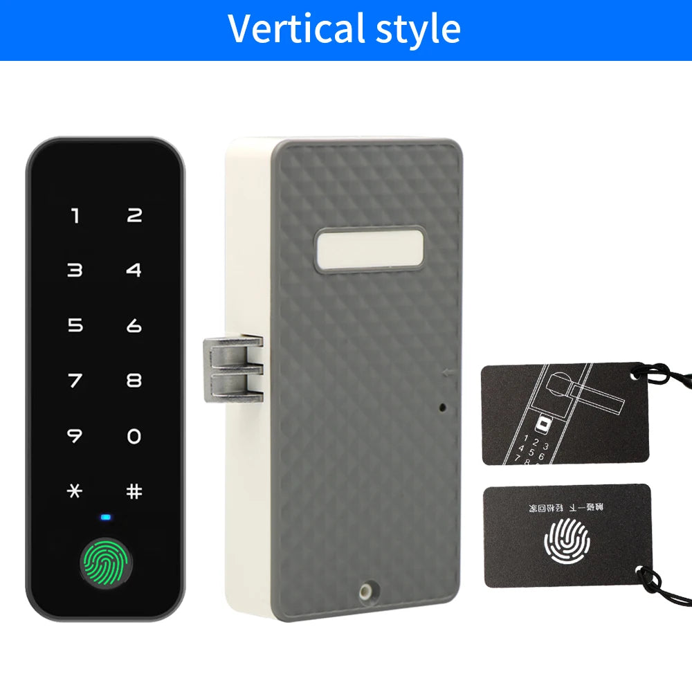 Tuya Smart Fingerprint Lock Electric Biometric Drawer Lock Fingerprint Tuya APP Unlock Smart Door Lock for Drawer Cabinet Locker