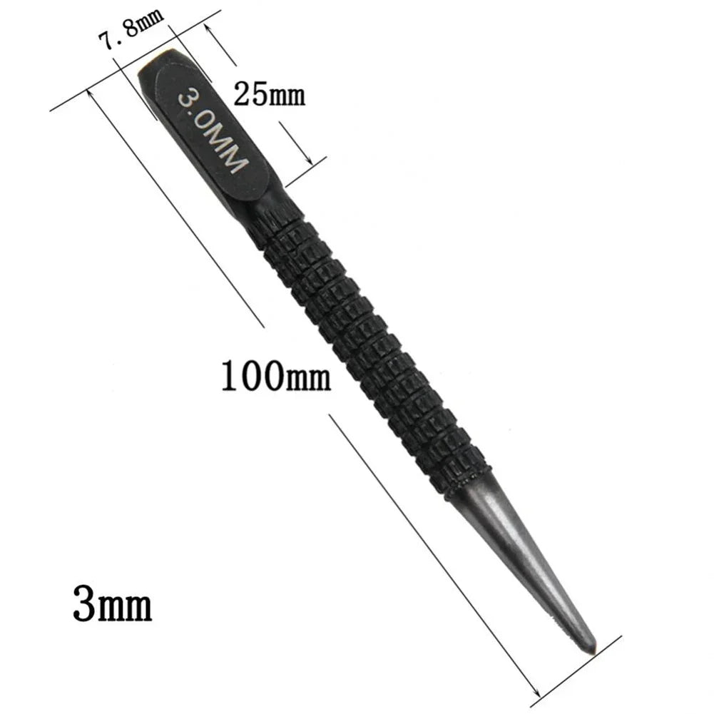 Accurate Center Punch Marking Strong Non-Slip Positioning 1.5/2/3mm Adjustable Alloy Steel Drilling Hand Tools