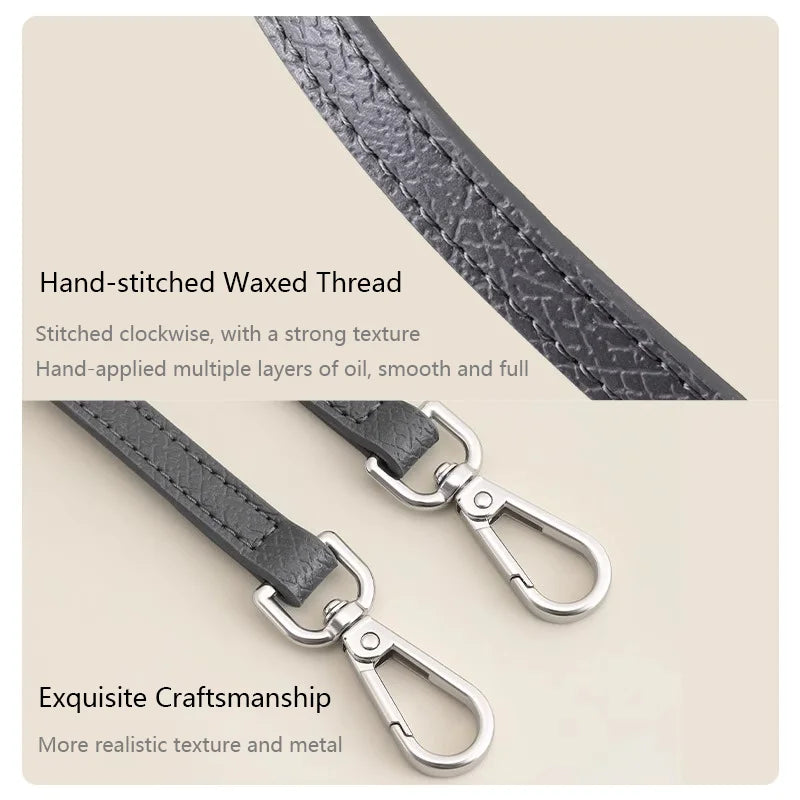 Leather Replacement Crossbody Bag Strap,Bag Shoulder Strap Fit for Longchamp Mini,Length-Adjustable Bag Strap,Bag Accessories