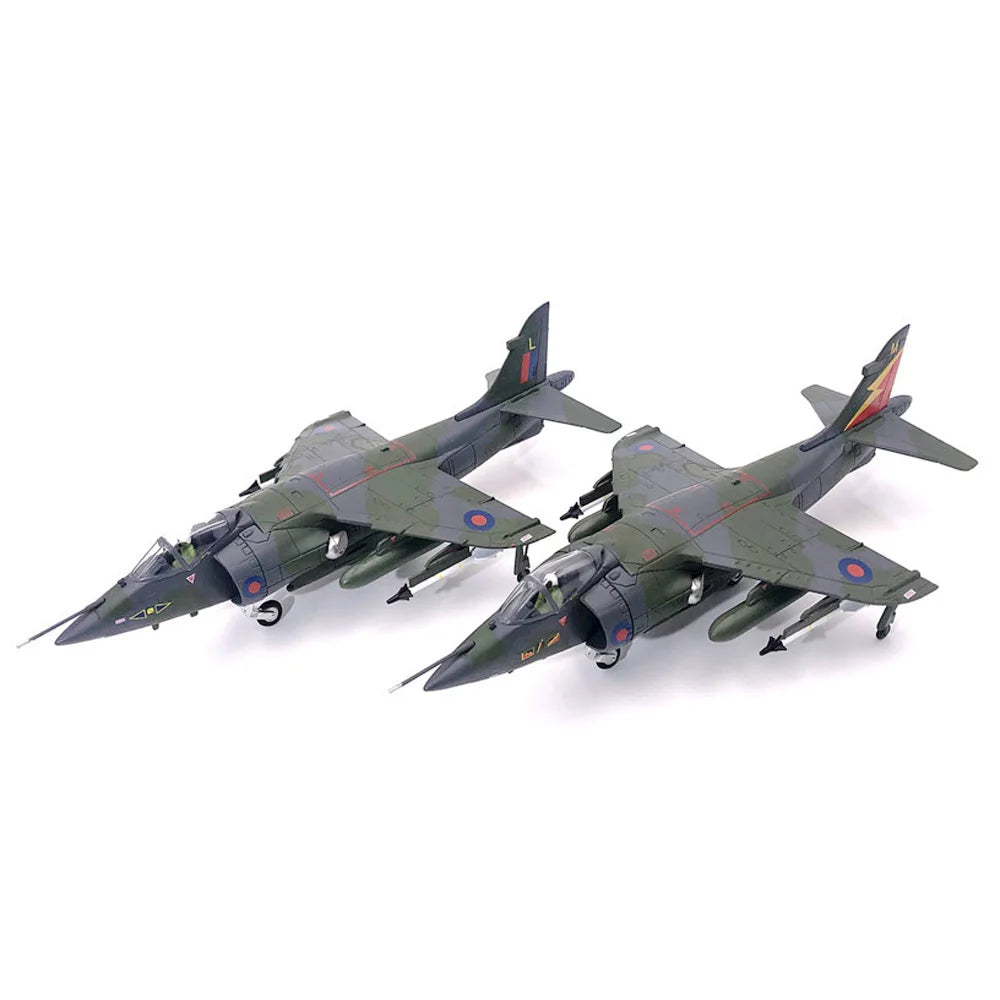 1:72 Scale British Marines Harrier FRS MK I  Jump Fighter Attack Jet Plane Aircraft Ornament Handcraft Model  Gift
