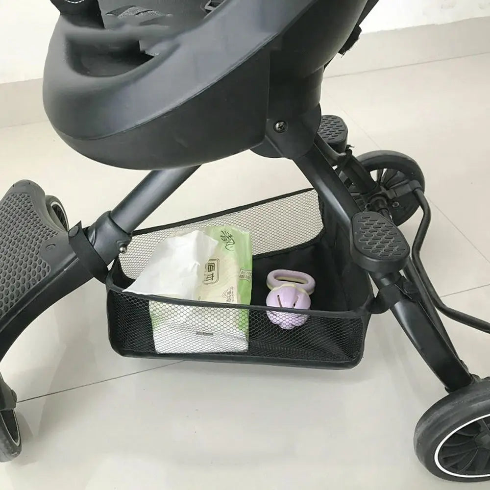 Diaper Bag Diaper Holder Trolley Storage Bag Mesh Storage Basket Baby Stroller Bag Hanging Storage Bag Bottle Storage Bag