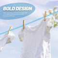 Thick Windproof Clothesline Rope Wear Resistant Portable Outdoor Travel Camping Drying Line for Light Clothes Socks Laundry