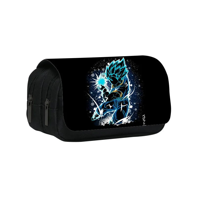 Dragon Ball Goku Anime Pencil Case Big Pencil Bags Stationery Pen Case For Boys Trousse Double Layer School Pencil Case