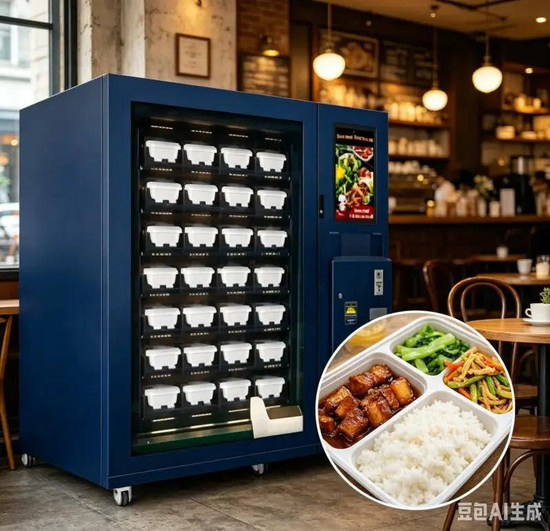 Lunch Box Vending Machine Customized Intelligent Meal Pickup Cabinet Smart Food Locker Automatic School Factory Supply