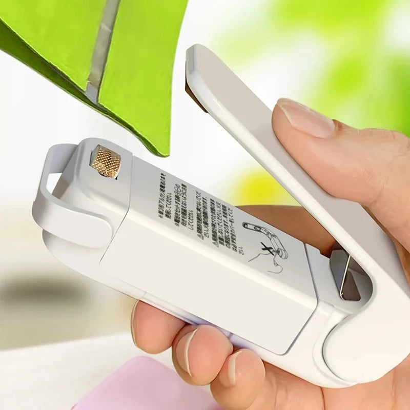 Mini Heat Bag Sealing Machine Package Sealer Bags Thermal Plastic Food Bag Closure Portable Sealer Packing Kitchen Accessories-