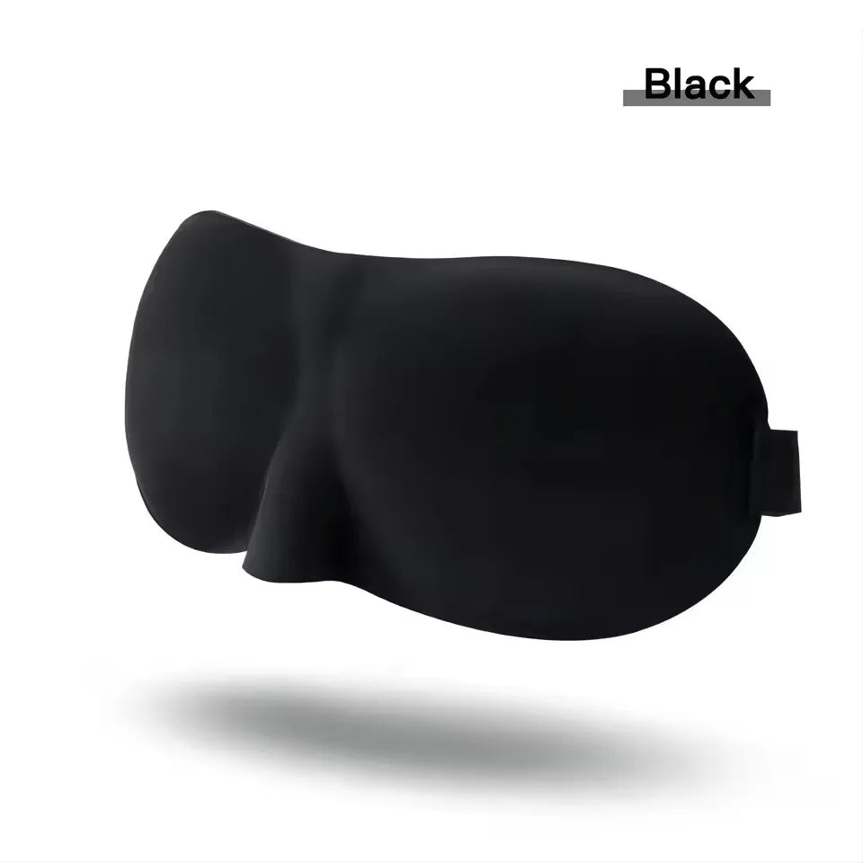 pl 3D Slep Mask Blindfold Sleeping Aid Soft Memory Foam Eye Mask for Sleeping Travel Blockout Light Slaapmasker Eye Cover