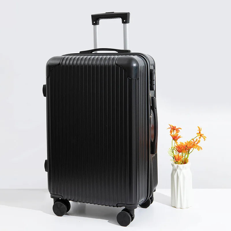 Luggage 18 inch small fresh suitcase with high aesthetic value women's small lightweight swivel wheel travel suitcase password