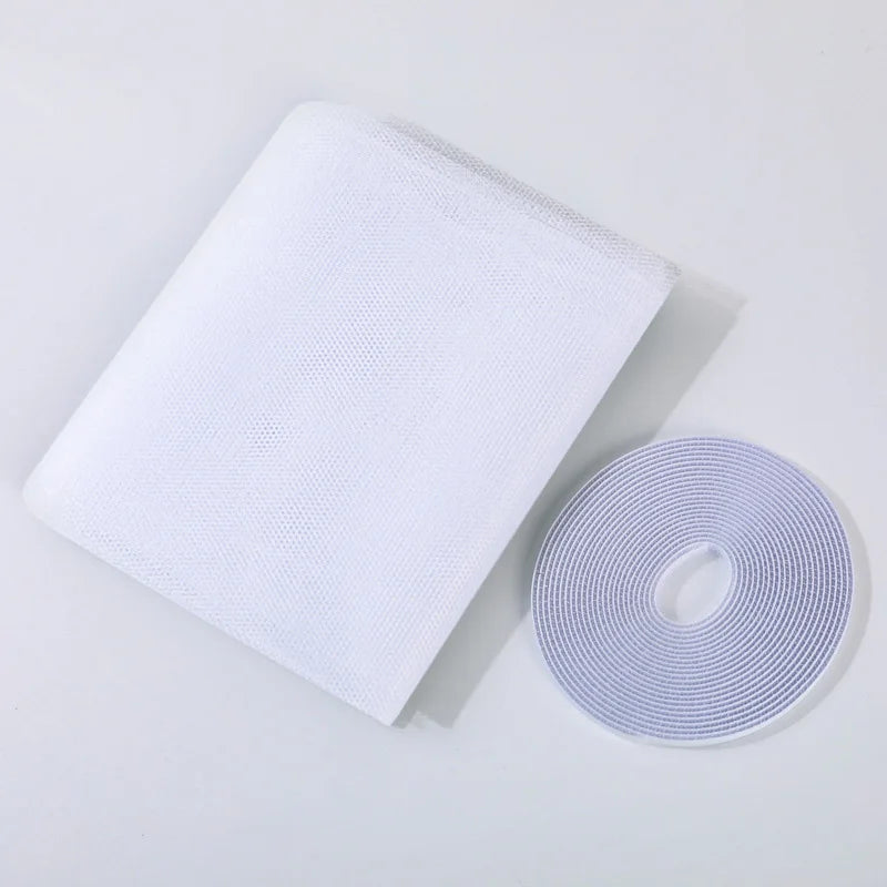 Mosquito Window Net Self Adhesive Tape Kitchen Window Home Protector Netting Sticker Indoor Anti Insect Fly Screen Curtain Tape