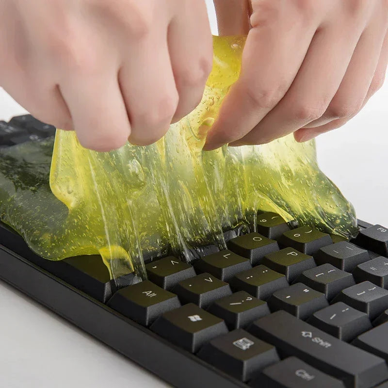 Car Interior Cleaning Glue Gel Slime Dust Clean Clay Auto Vent Magic Dust Remover Glue Computer Keyboard Dirt Cleaner Useful