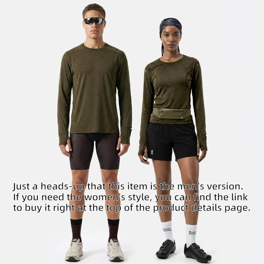 Men's Quick Dry Long Sleeve T-Shirt Sports Running Tee Summer Breathable Lightweight Fitness Gym Workout Top Activewear