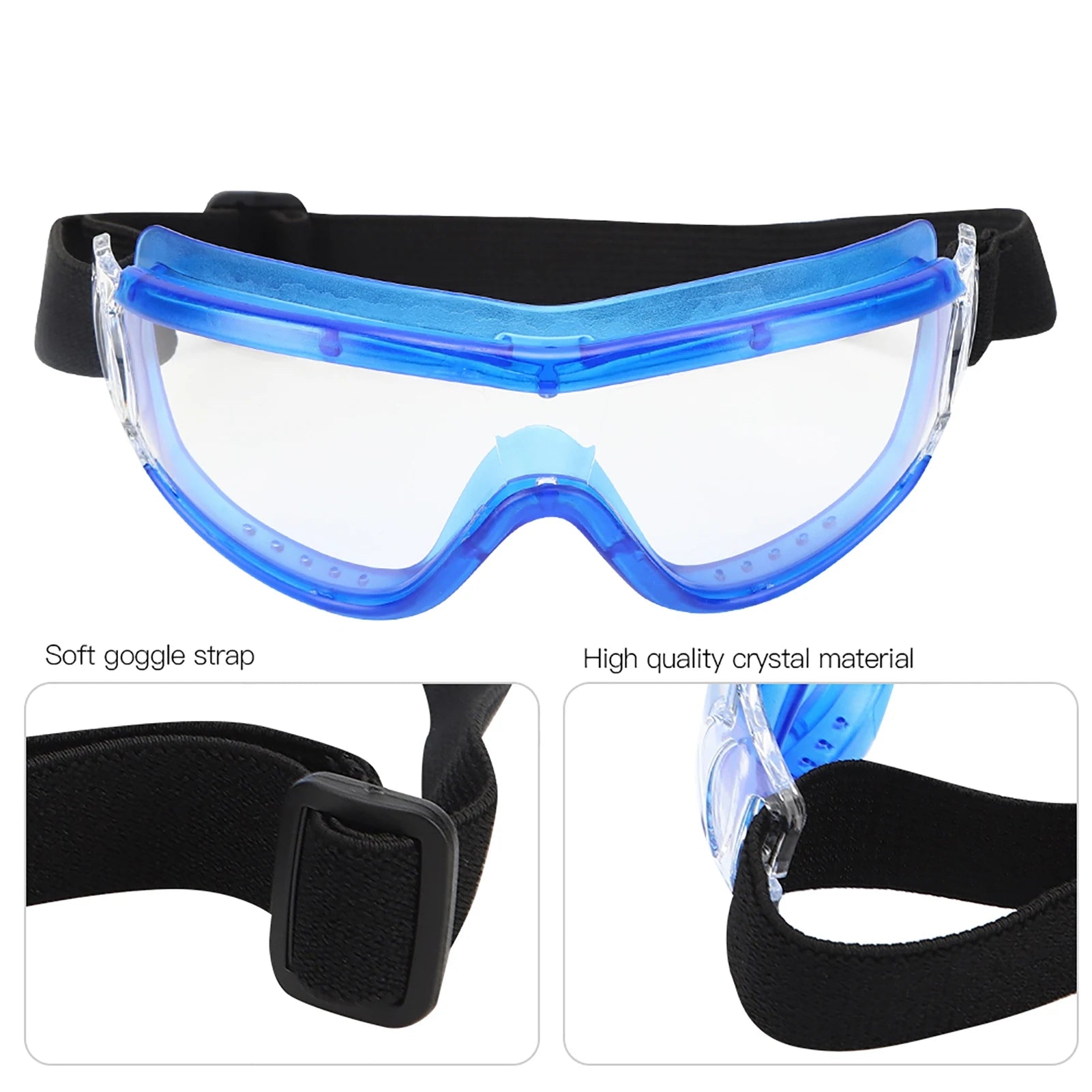 Children Safety Goggles AntiSpittle Kid Antifog Transparent Outdoor Protective Glasses