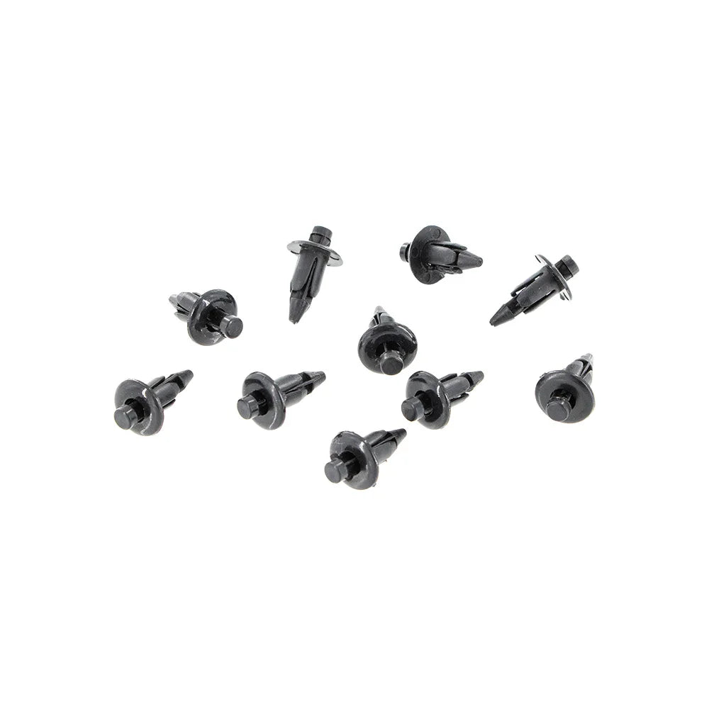 20/50/100 Pcs Motorcycle Fairing Clips 6mm –Universal Plastic Rivet Fasteners – Uses for Honda Yamaha Suzuki Kawasaki Models