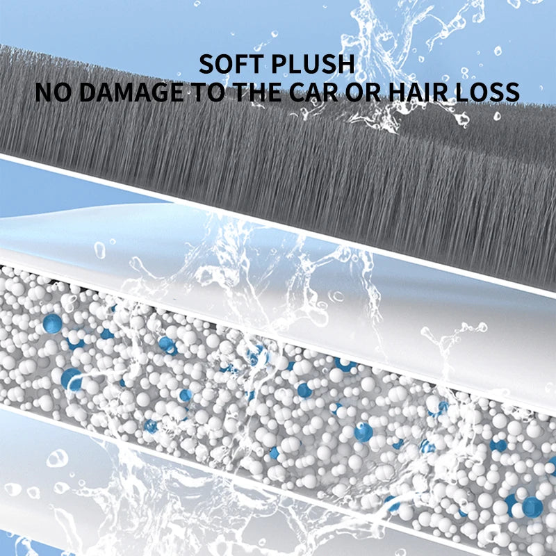 SEAMETAL Car Cleaning Brush Details Adjustable Super Absorbent Car Wash Brush Telescopic Long Handle Wash Mop Car Accessories