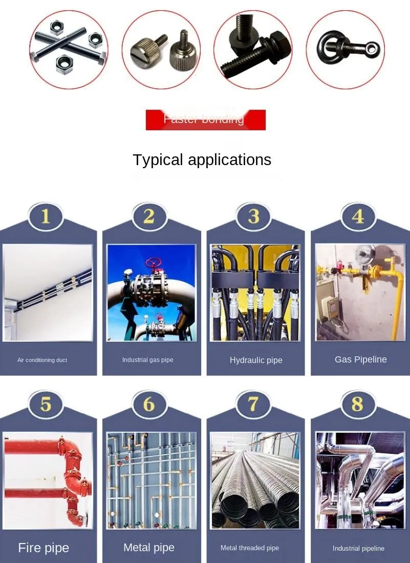 10ml Screw Lock Threadlocker 222/242/243/262/263/271/272/277/290 Anaerobic Adhesive Sealer Sealing Glue AUG889 Thread Sealants