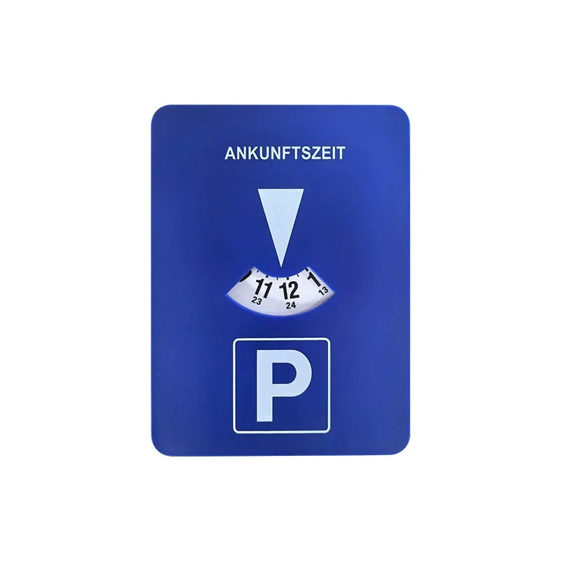 Car Parking Disc Timer Plastic Disc Parking Time Tool Portable Parking Lot Clock Arrival Time Display Timer Clock