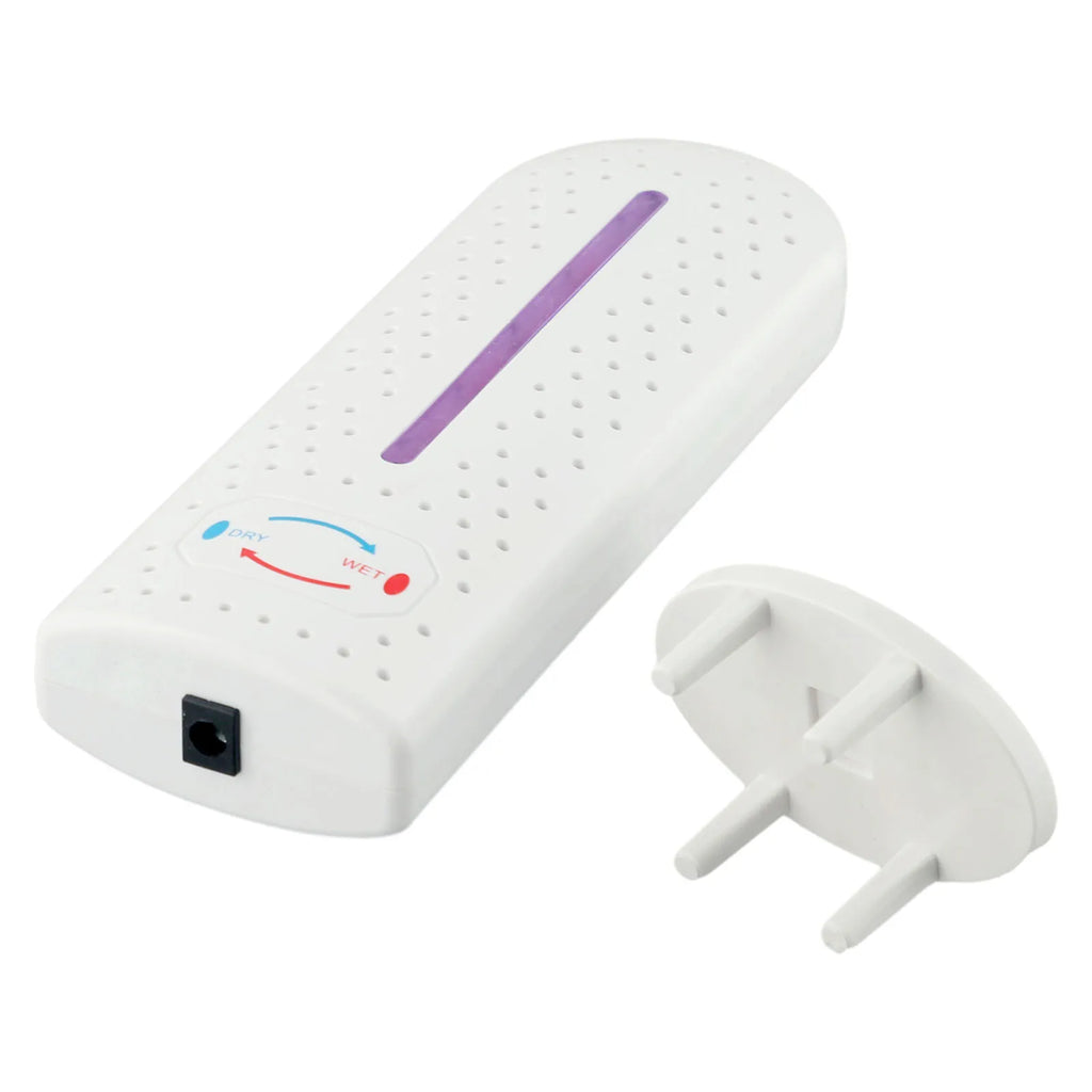 Wireless Mini Dehumidifier With Circulating Moisture Absorption For Wardrobe, Closet, Bedroom And Car, White 16.8x5.5x2cm