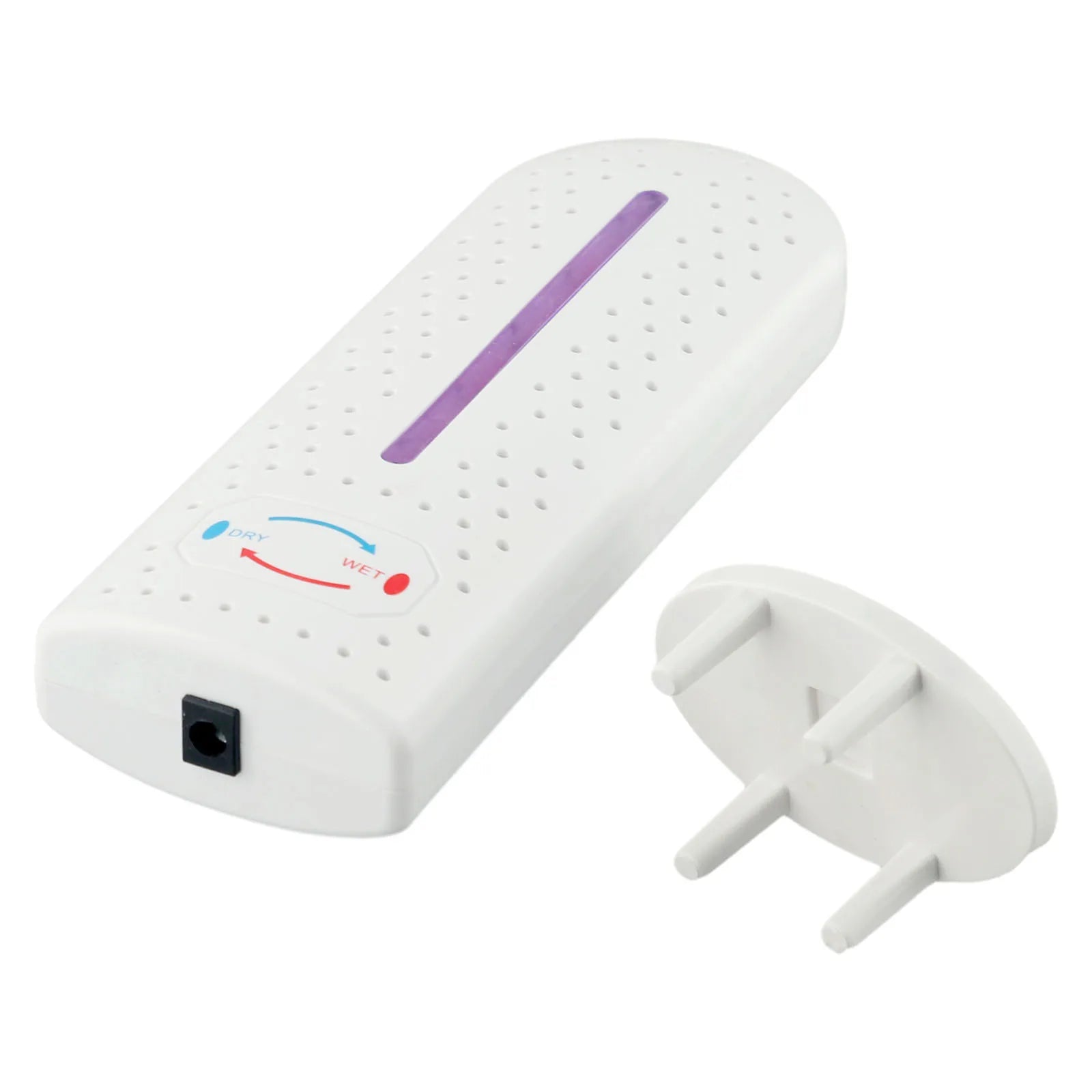 Wireless Mini Dehumidifier With Circulating Moisture Absorption For Wardrobe, Closet, Bedroom And Car, White 16.8x5.5x2cm