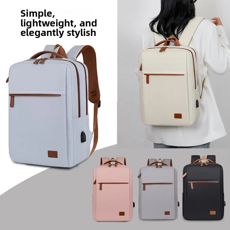 Business Backpack Simple Large-capacity Backpack High-density Waterproof Backpack for Men and Women Backpack