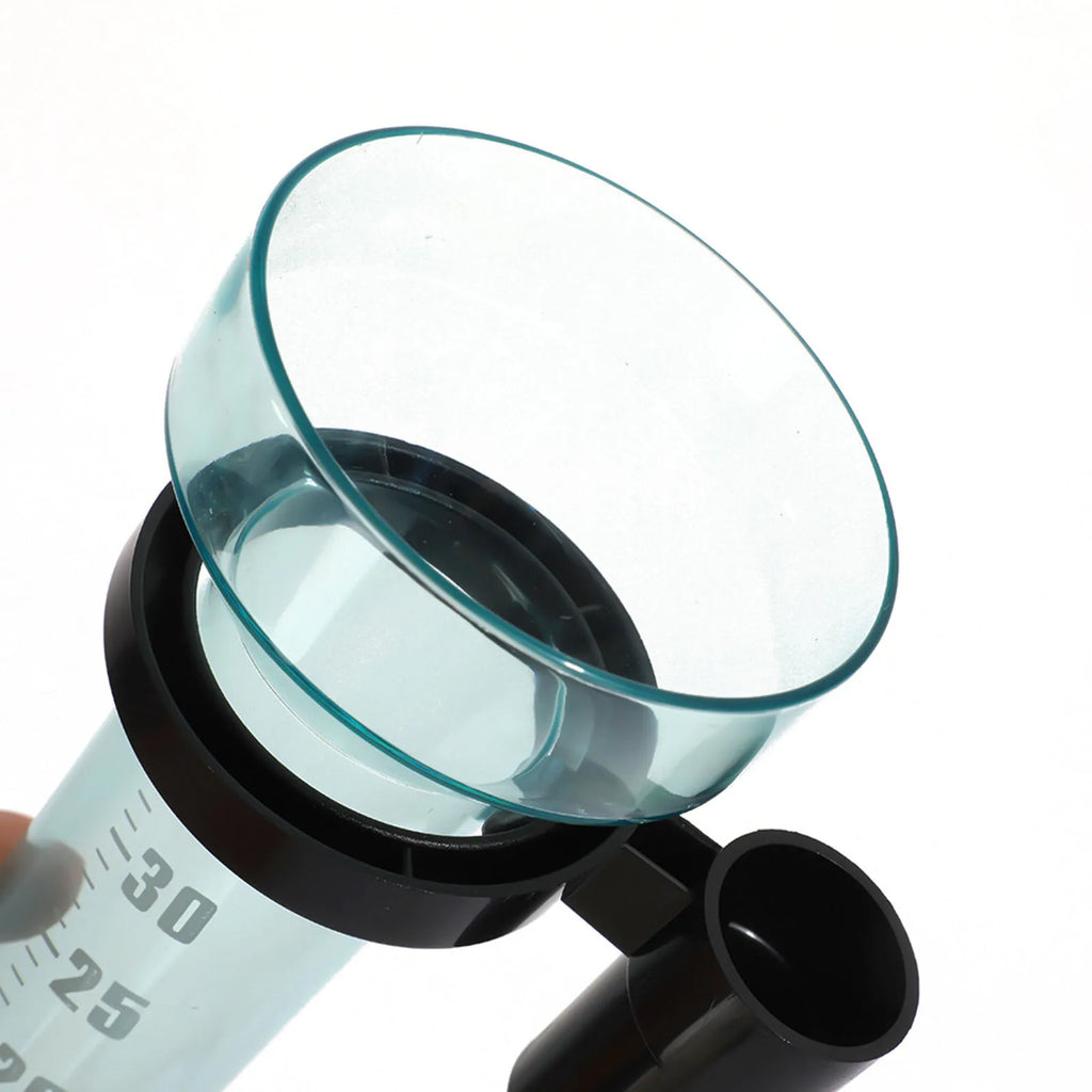 Plastic Rainfall Gauge with Holder Rain Meter Gauge with 35mm Capacity Easy To Install for Garden Farm Lawn Outdoor Use
