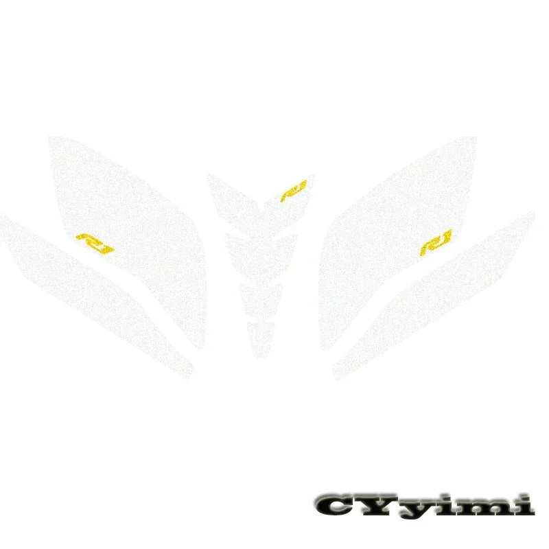 For YZF R1 R1M YZFR1 2015 - 2021 Motorcycle Accessories Side Fuel Tank Pads Protective Stickers Knee Grip Traction Pad