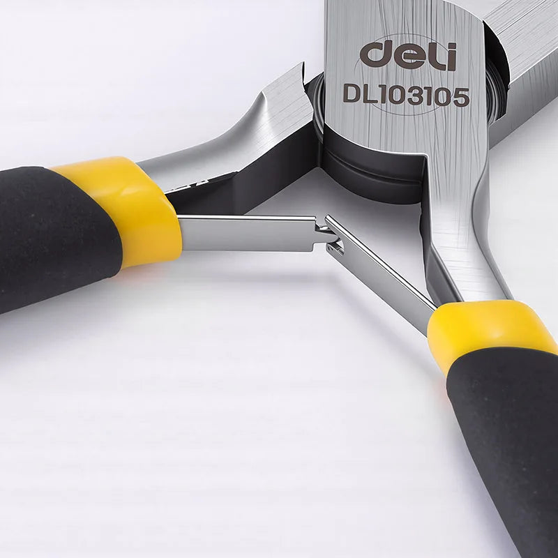 5-inch Mini Flat Nose Pliers - High Carbon Steel with Coated Handle, for Electrical Repair, Home DIY , Gripping in Tight Spaces