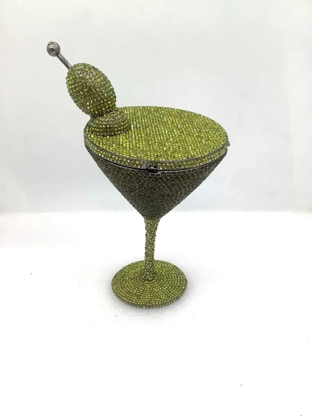 WHTUOHENG Martini Evening Bag Diamond Clutches Goblet Shape Crystal Party Rhinestone Wedding Clutch Cocktail Women Purse Handbag