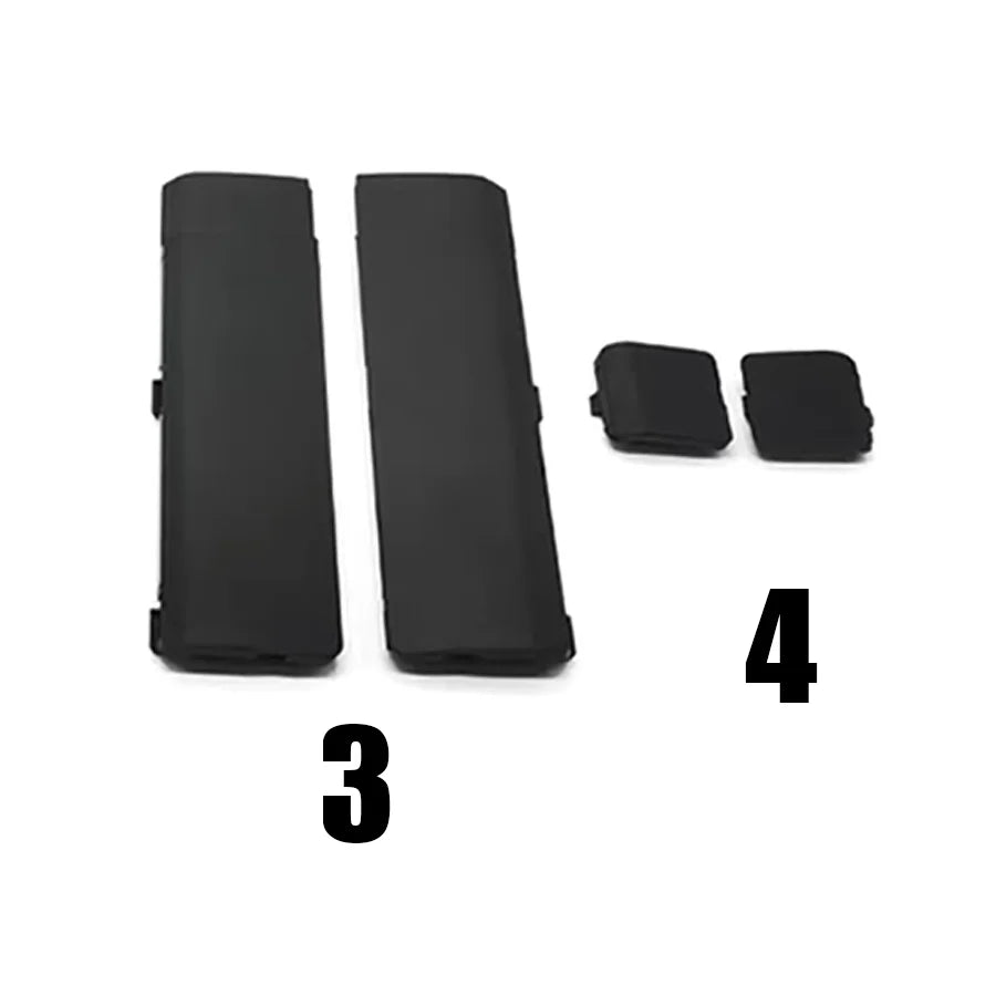 Wooeight Black Car Roof Luggage Rack Cap Delete Remove Cover Fit For Honda CRV CR-V 2007 2008 2009 2010 2011 Car Accessories