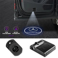1/2Pcs LED HD Projector Lamp Car Door Wireless Welcome Light For Mercedes Benz B/C/E/S Class A Class C200L GLC GLE CLA CLS AMG