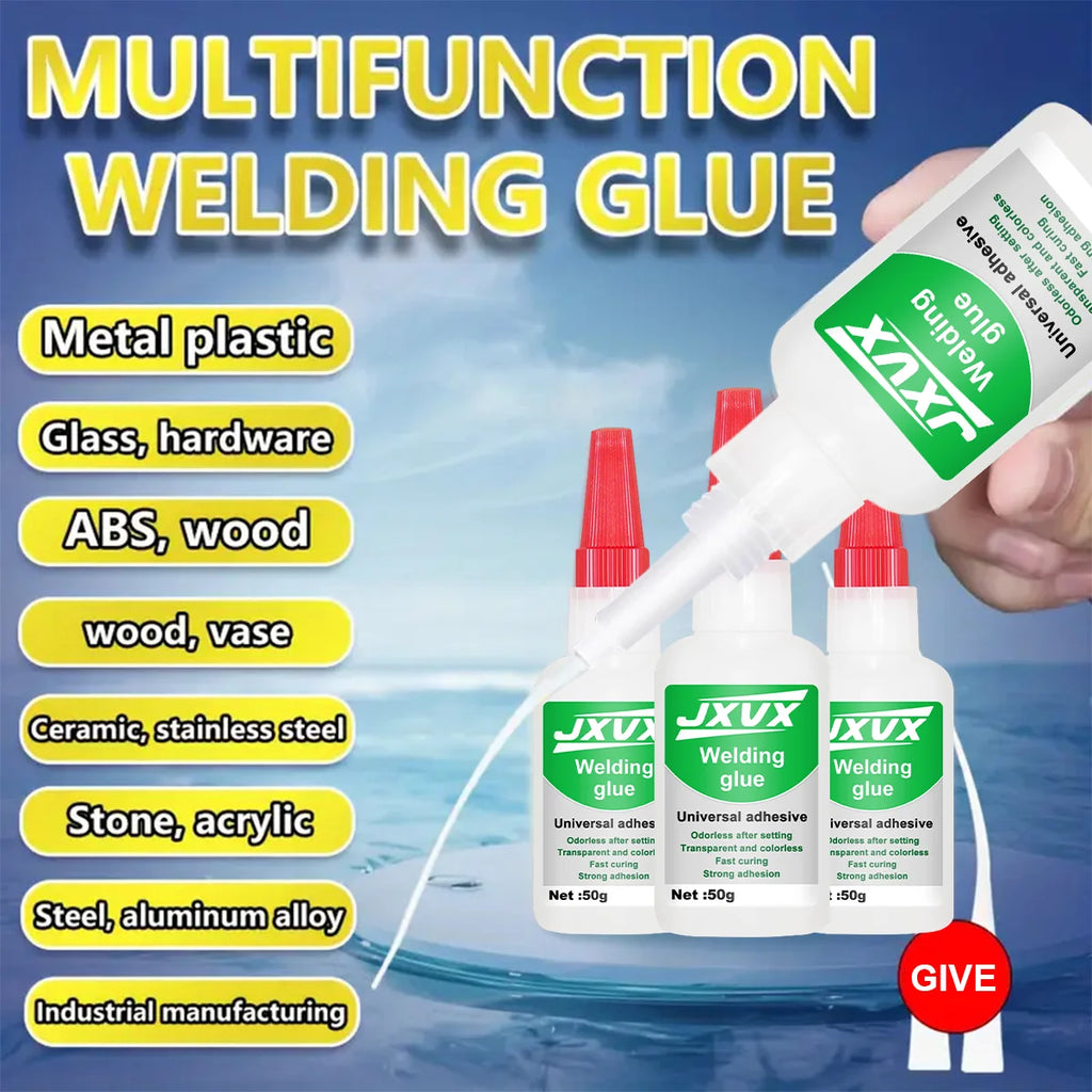 New High Strength Super Glue Strong Instant Glue Fast Drying Glue High Temperature Resistant Adhesive For Metal Plastic PVC Strong Liquid Glue Repair Tool, superglue