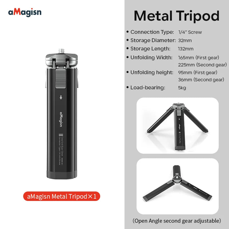 aMagisn Extendable Selfie Stick 70CM 120CM with 360°Ball Head for Insta360 Ace Pro 2 X5 X4 Air Gopro Hero 13 12 DJI Action 5 pro