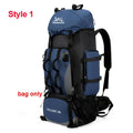 90L Waterproof Hiking Camping Backpack Trekking Bag Rucksack Large Capacity Travel Outdoor Sports Bags Camping Equipment Men