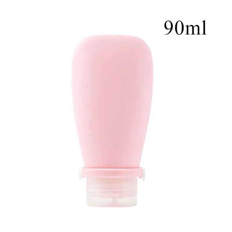 1/2pcs Soft Silicone Travel Bottles Empty Squeeze Tubes For Lotion Leakproof Skin Care Products Container Travel Accessories