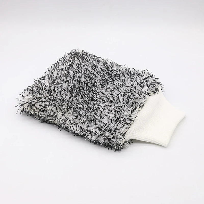 High quality1Pc Car Wash Microfiber Glove Wheels Wash Mitt Non-Slip Soft Easy To Cleaning Car Wheel Mitt Car Accessories