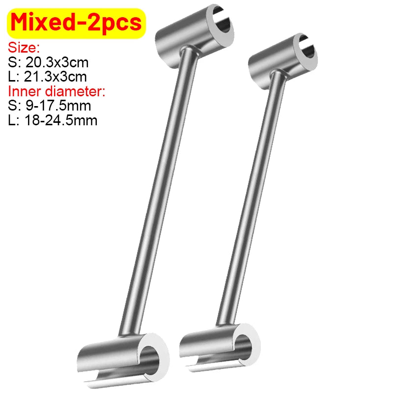 Double Head Hinge Gaps Adjusting Wrench Door Hinge Repair Spanner Labor-Saving Wrenches for Home Hinge Gaps Repair Hand Tools