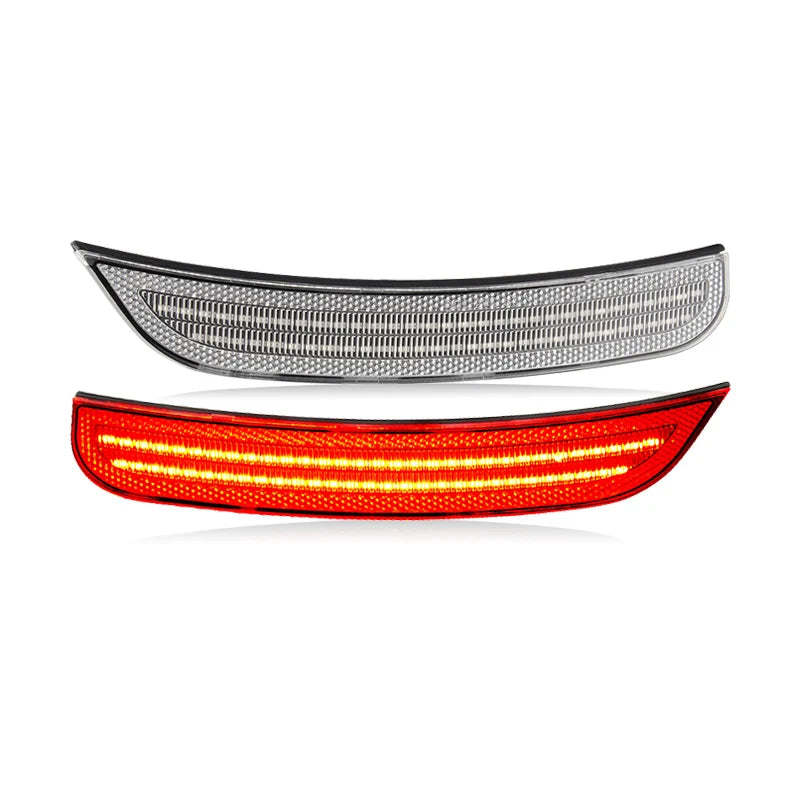 For Chrysler 300 2015-2022 Clear & Smoked Lens LED Side Marker Lamp Amber Front Red Rear Side Fender Reflector Lights