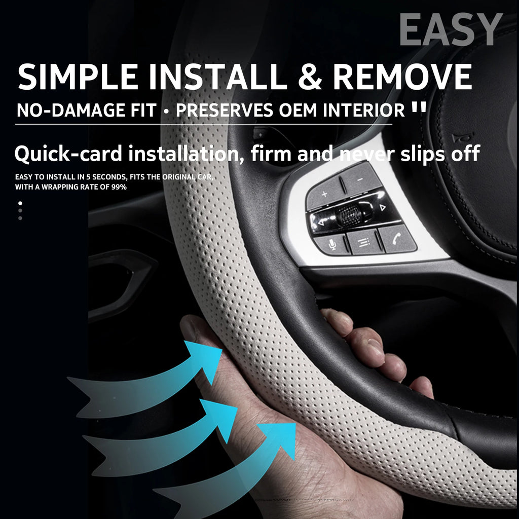 2026 Suitable For NISSAN Sylphy Sentra X-Trail Rogue N6N7 Qashqai Teana Altima Sunny Pathfinder Tiida Car Steering Wheel Cover