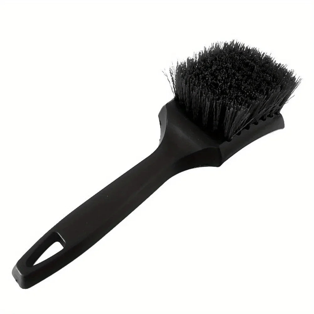 Car Tire Rim Brush Wheel Hub Cleaning Brushes Car Wheels Detailing Cleaning Accessories Black White Tire Car Washing Tool