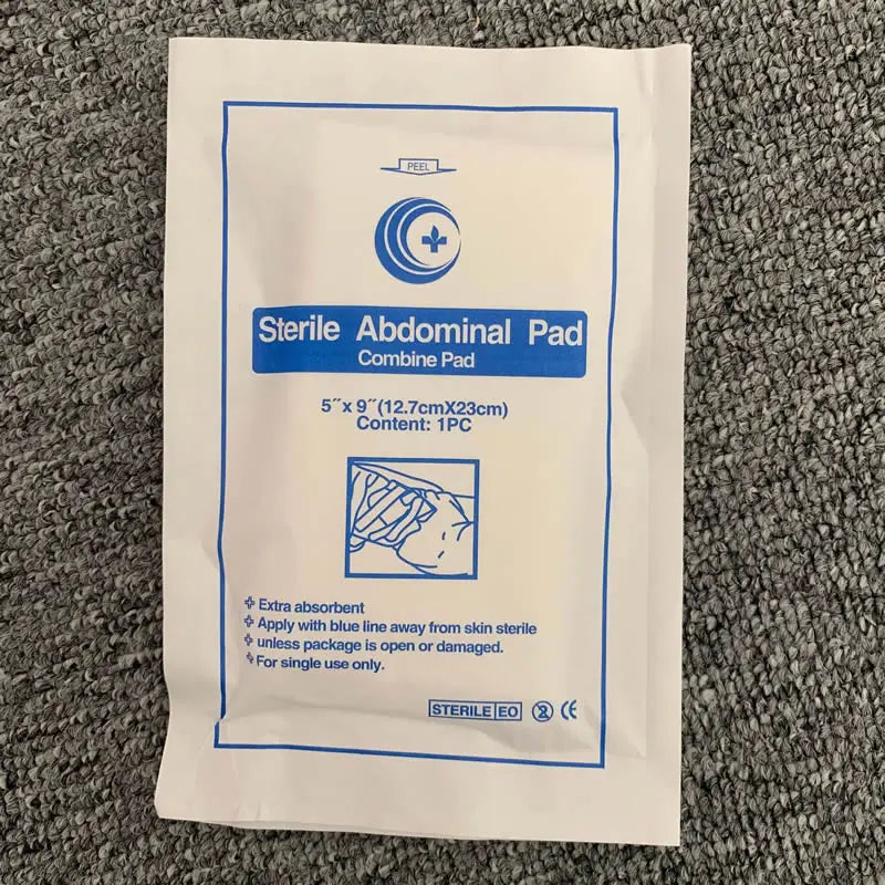 2/5/10Pcs Sterile Abdominal ABD Combine Pads 5"x9" Wound Dressing For Travel Outdoor Camp Tactical First Aid Kits Accessories