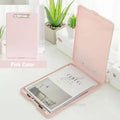 A4 Paper File Document Storage Box With Folder Clip Writing Board WordPad Office School Stationery Holder Organizer Case 8 Color