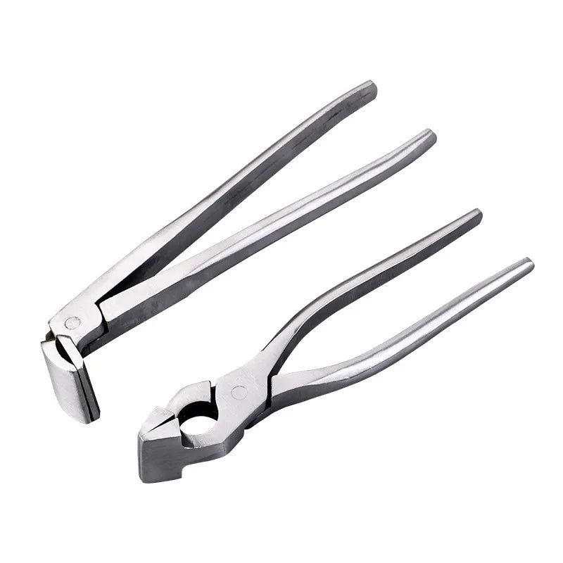 JUSTINLAU Handmade Leather Pliers Stainless Steel Labor Saving Leather Pliers  Leather Making  Trimming and Shaping Tool Set